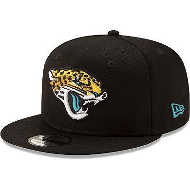 Men's New Era Black Jacksonville Jaguars Basic 9FIFTY Adjustable Snapback Hat