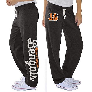 Women's G-III 4Her by Carl Banks Black Cincinnati Bengals Scrimmage Fleece Pants