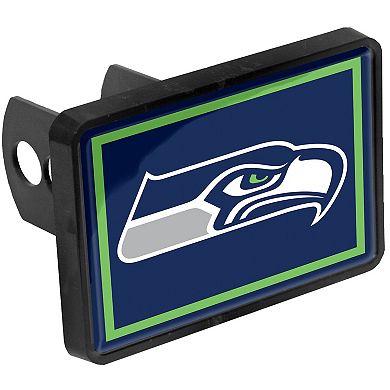 Seattle Seahawks Logo 1.25" x 2" Universal Plastic Hitch Cover