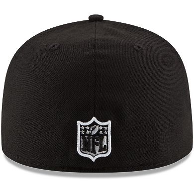 Men's New Era Black Baltimore Ravens B-Dub 59FIFTY Fitted Hat