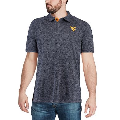 Men's Colosseum Navy West Virginia Mountaineers Down Swing Polo