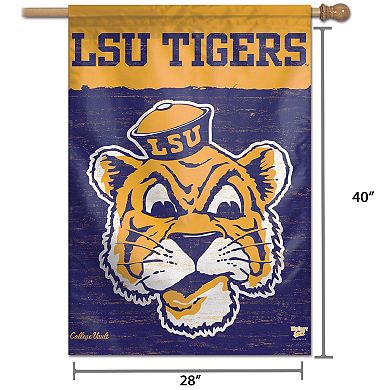 WinCraft LSU Tigers 28" x 40" College Vault Single-Sided Vertical Banner
