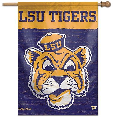 WinCraft LSU Tigers 28" x 40" College Vault Single-Sided Vertical Banner