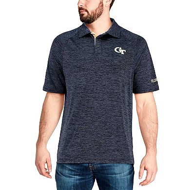 Men's Colosseum Navy Georgia Tech Yellow Jackets Down Swing Polo