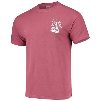 Men's Maroon Mississippi State Bulldogs Comfort Colors Welcome to the South T-Shirt