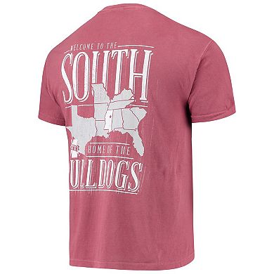 Men's Maroon Mississippi State Bulldogs Comfort Colors Welcome to the South T-Shirt