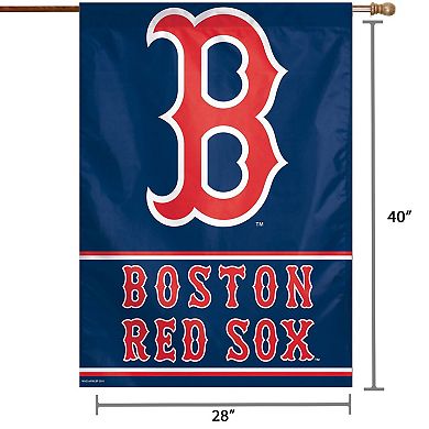 WinCraft Boston Red Sox 28" x 40" B Logo Single-Sided Vertical Banner