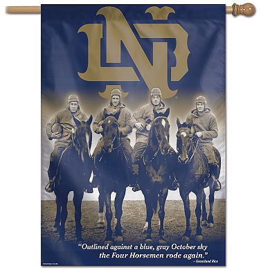 WinCraft Notre Dame Fighting Irish 28" x 40" Four Horsemen Single-Sided Vertical Banner