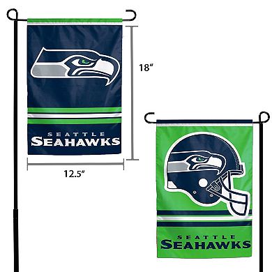 WinCraft Seattle Seahawks 12" x 18" Double-Sided Garden Flag