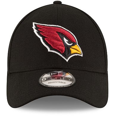 Men's New Era Black Arizona Cardinals The League 9FORTY Adjustable Hat