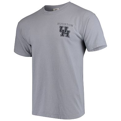 Houston Cougars Comfort Colors Campus Scenery T-Shirt - Gray