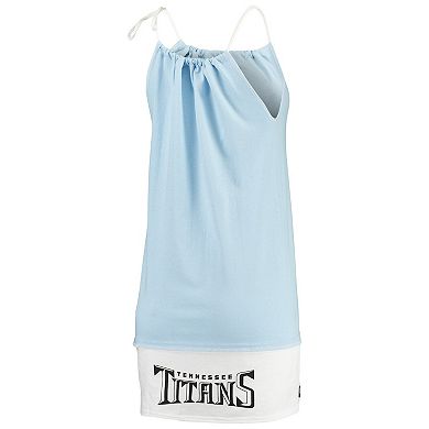 Women's Refried Tees Light Blue Tennessee Titans Vintage Tank Top Dress