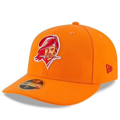 Men's New Era Orange Tampa Bay Buccaneers Omaha Throwback Low Profile 59FIFTY Fitted Hat