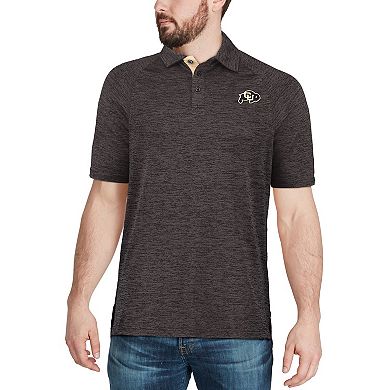 Men's Colosseum Black Colorado Buffaloes Down Swing Polo