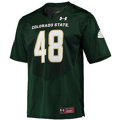 Men's Under Armour #48 Green Colorado State Rams Replica Football Jersey