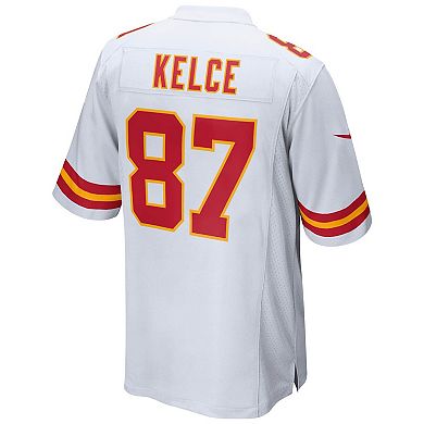 Youth Nike Travis Kelce White Kansas City Chiefs Game Jersey