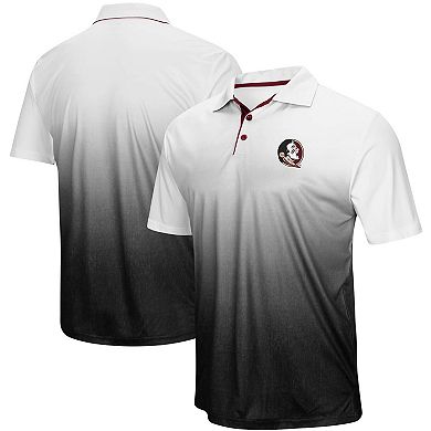 Men's Colosseum Heathered Gray Florida State Seminoles Magic Team Logo Polo