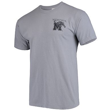 Memphis Tigers Comfort Colors Campus Scenery T-Shirt - Gray