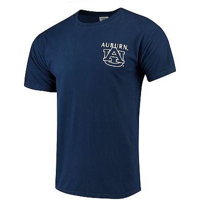 Men's Navy Auburn Tigers Campus Local Comfort Colors T-Shirt