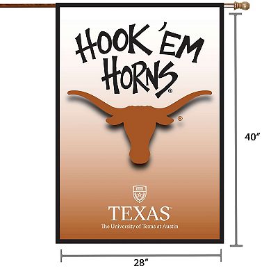 Texas Longhorns 28" x 40" Double-Sided House Flag