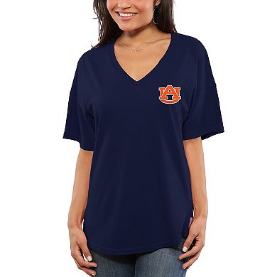 Women's Navy Auburn Tigers Spirit Jersey Oversized T-Shirt