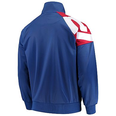 Men's G-III Sports by Carl Banks Royal New York Giants Interception Full-Zip Track Jacket