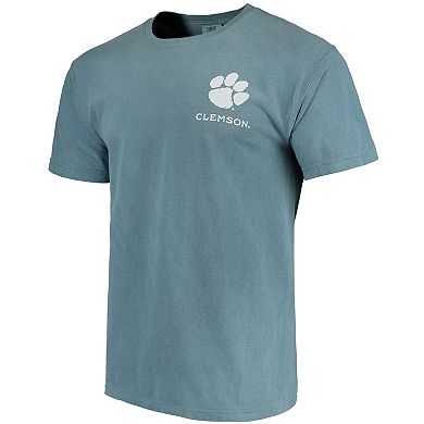Men's Blue Clemson Tigers State Scenery Comfort Colors T-Shirt