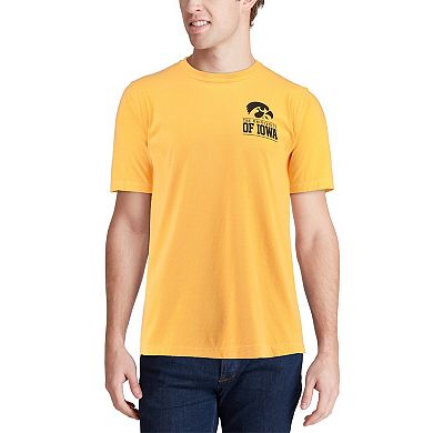 Men's Gold Iowa Hawkeyes Comfort Colors Campus Icon T-Shirt