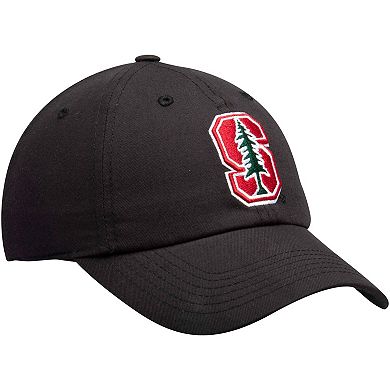 Men's Top of the World Black Stanford Cardinal Primary Logo Staple Adjustable Hat