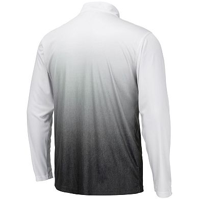 Men's Colosseum Gray Virginia Tech Hokies Magic Team Logo Quarter-Zip Jacket