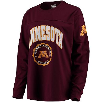 Women's Maroon Minnesota Golden Gophers Edith Long Sleeve T-Shirt