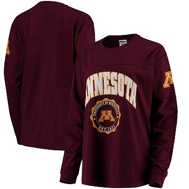 Women's Maroon Minnesota Golden Gophers Edith Long Sleeve T-Shirt