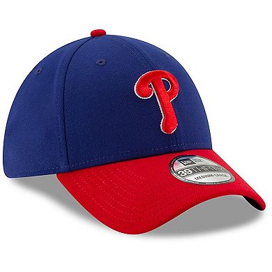 Men's New Era Royal/Red Philadelphia Phillies Alternate Team Classic 39THIRTY Flex Hat