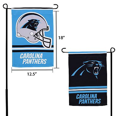 WinCraft Carolina Panthers 12" x 18" Double-Sided Garden Flag