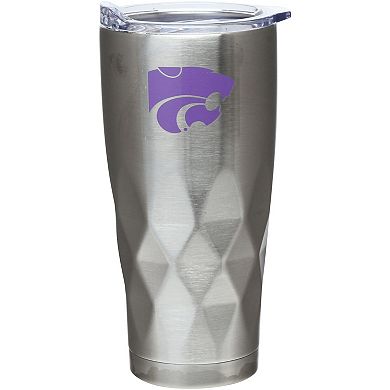 Kansas State Wildcats 22oz. Diamond Bottom Stainless Steel Tumbler