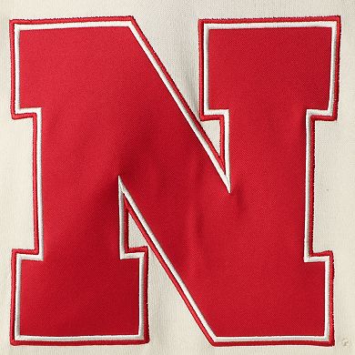 Men's Colosseum Cream Nebraska Huskers 2.0 Lace-Up Pullover Hoodie