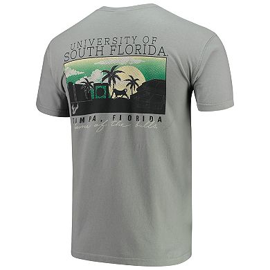 South Florida Bulls Comfort Colors Campus Scenery T-Shirt - Gray