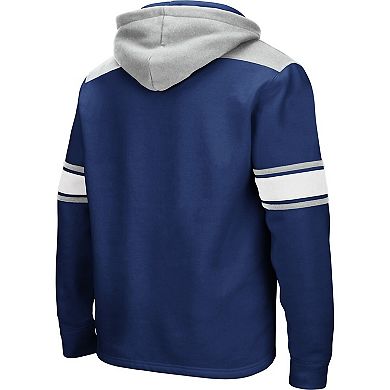 Men's Colosseum Navy Penn State Nittany Lions 2.0 Lace-Up Pullover Hoodie