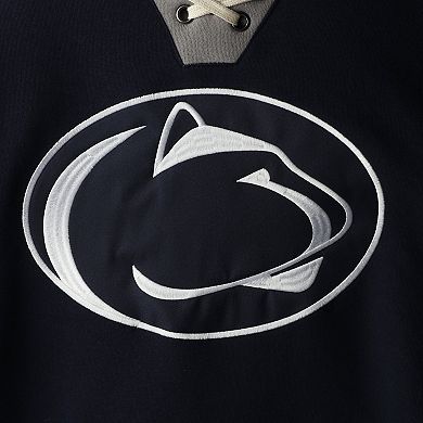 Men's Colosseum Navy Penn State Nittany Lions 2.0 Lace-Up Pullover Hoodie
