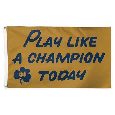WinCraft Notre Dame Fighting Irish Deluxe Play Like A Champion 3' x 5' Flag