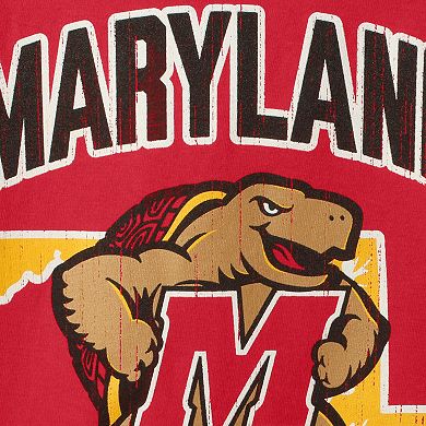 Youth Champion Red Maryland Terrapins Strong Mascot T-Shirt