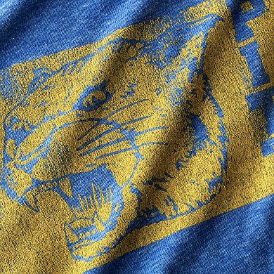 Men's Original Retro Brand Heather Royal Pitt Panthers Vintage State Tri-Blend T-Shirt