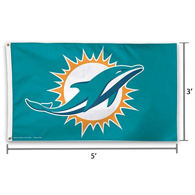 WinCraft Miami Dolphins Deluxe 3' x 5' Flag