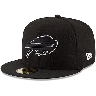 Men's New Era Black Buffalo Bills B-Dub 59FIFTY Fitted Hat