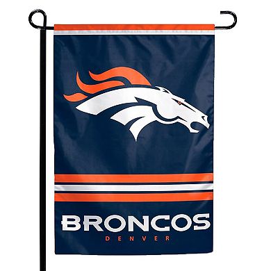 WinCraft Denver Broncos 12" x 18" Double-Sided Garden Flag
