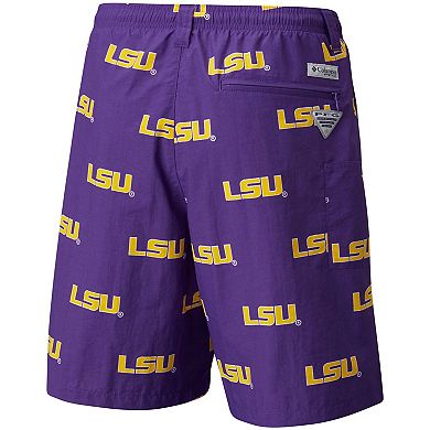 Men's Columbia Purple LSU Tigers Big & Tall Backcast Shorts