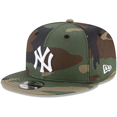 Men's New Era Camo New York Yankees Basic 9FIFTY Snapback Hat