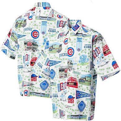 Chicago Cubs Reyn Spooner Scenic Button-Up Shirt - White