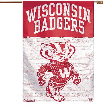 WinCraft Wisconsin Badgers 28" x 40" College Vault Single-Sided House Banner