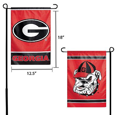 WinCraft Georgia Bulldogs 12" x 18" Double-Sided Garden Flag